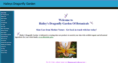 Desktop Screenshot of haileysdragonflygarden.com